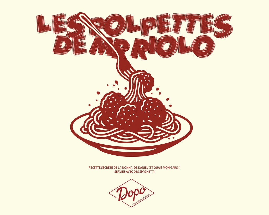 Tee Shirt Polpettes de Monsieur Riolo - Dopo x Foot Dimanche