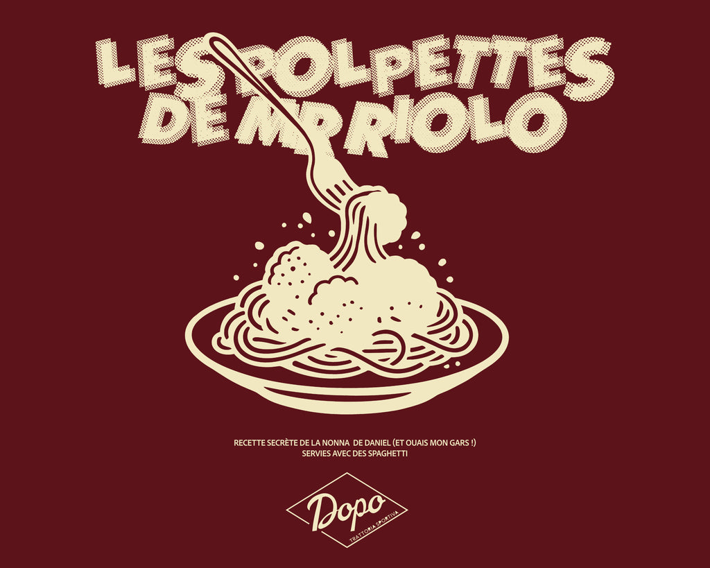Tee Shirt Polpettes de Monsieur Riolo - Dopo x Foot Dimanche