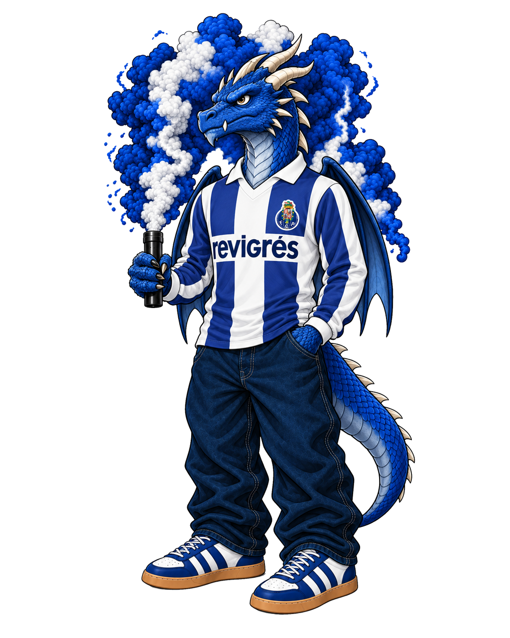 Tee-shirt Dragon Porto – O Dragão Vintage