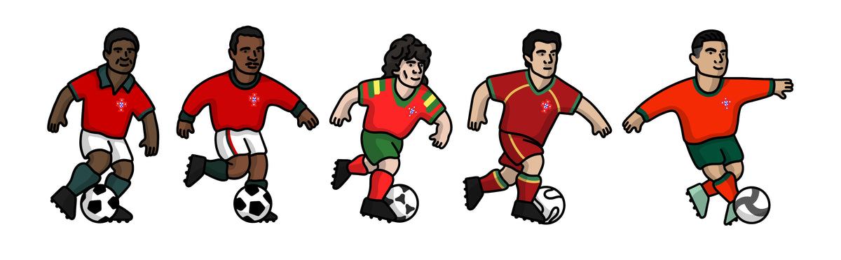 Tee Shirt Portugal - Foot Dimanche x Clément Striano