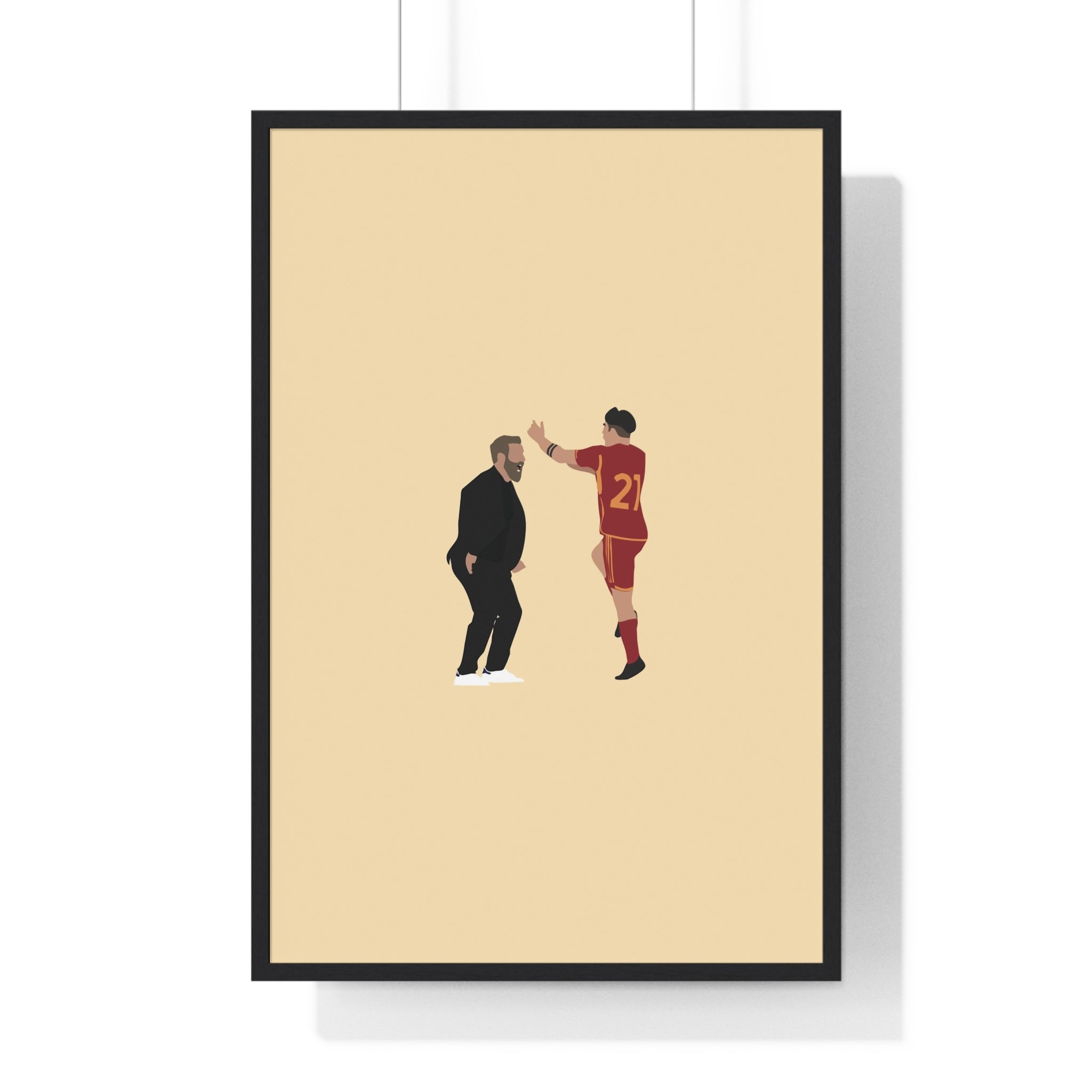 Poster Paulo Dybala Daniele De Rossi - Foot Dimanche