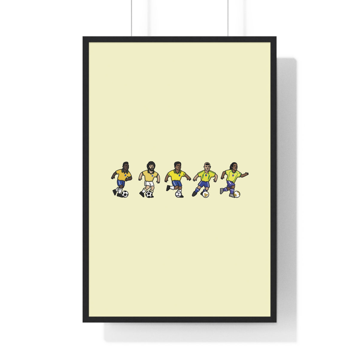 Poster Brésil - Foot Dimanche x Clément Striano