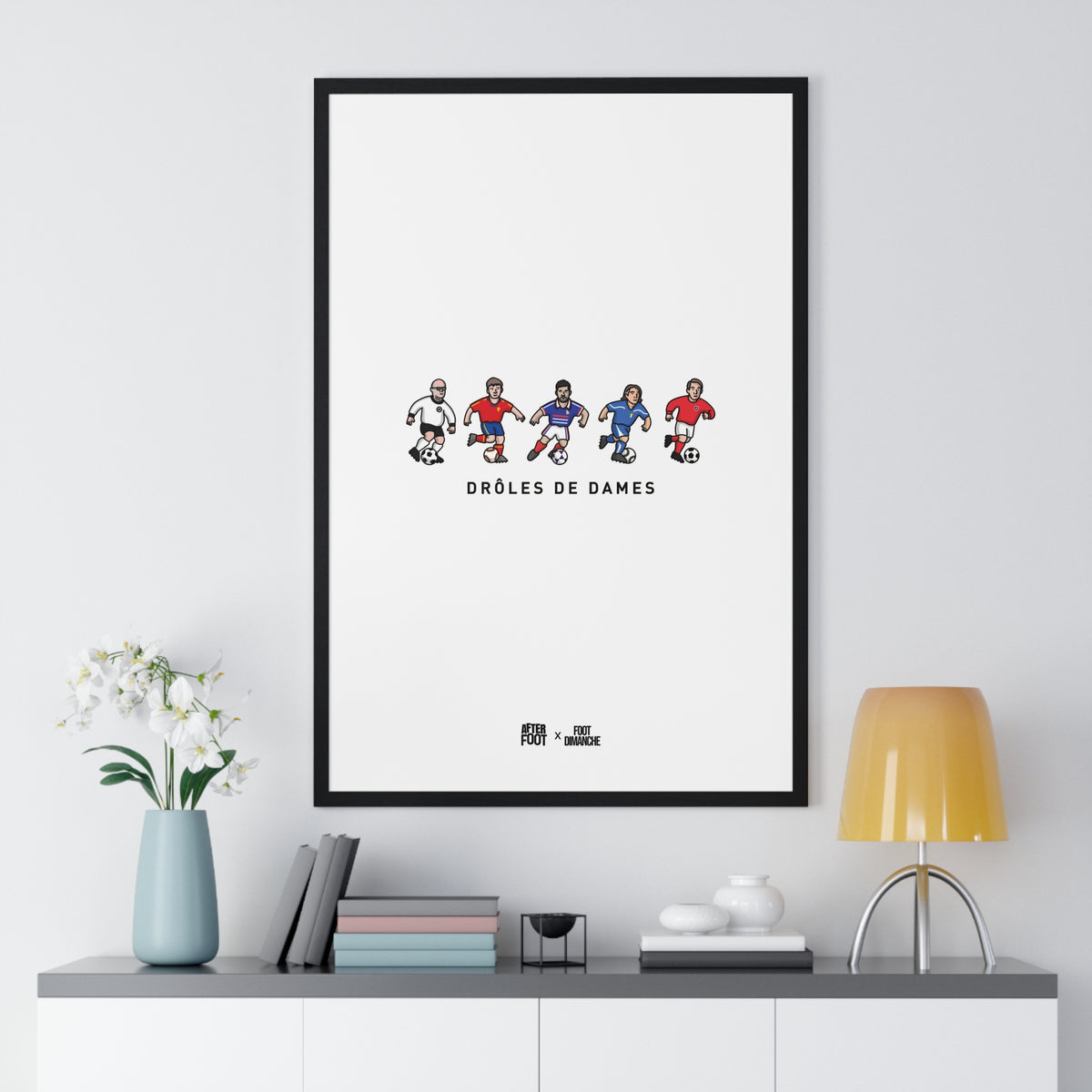 Poster Drôles de Dames Figurines - After Foot x Foot Dimanche