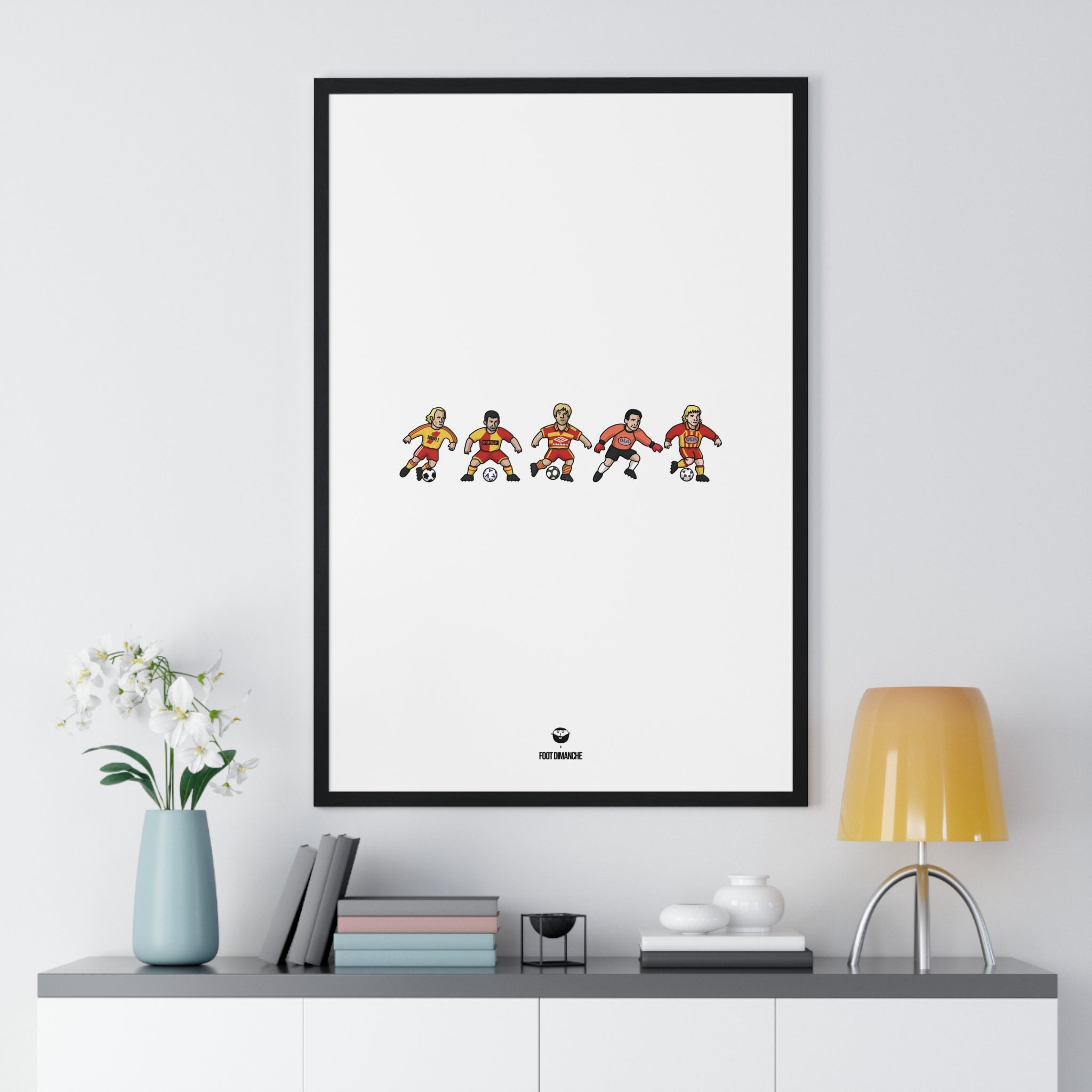 Poster Lens - Foot Dimanche x Clément Striano