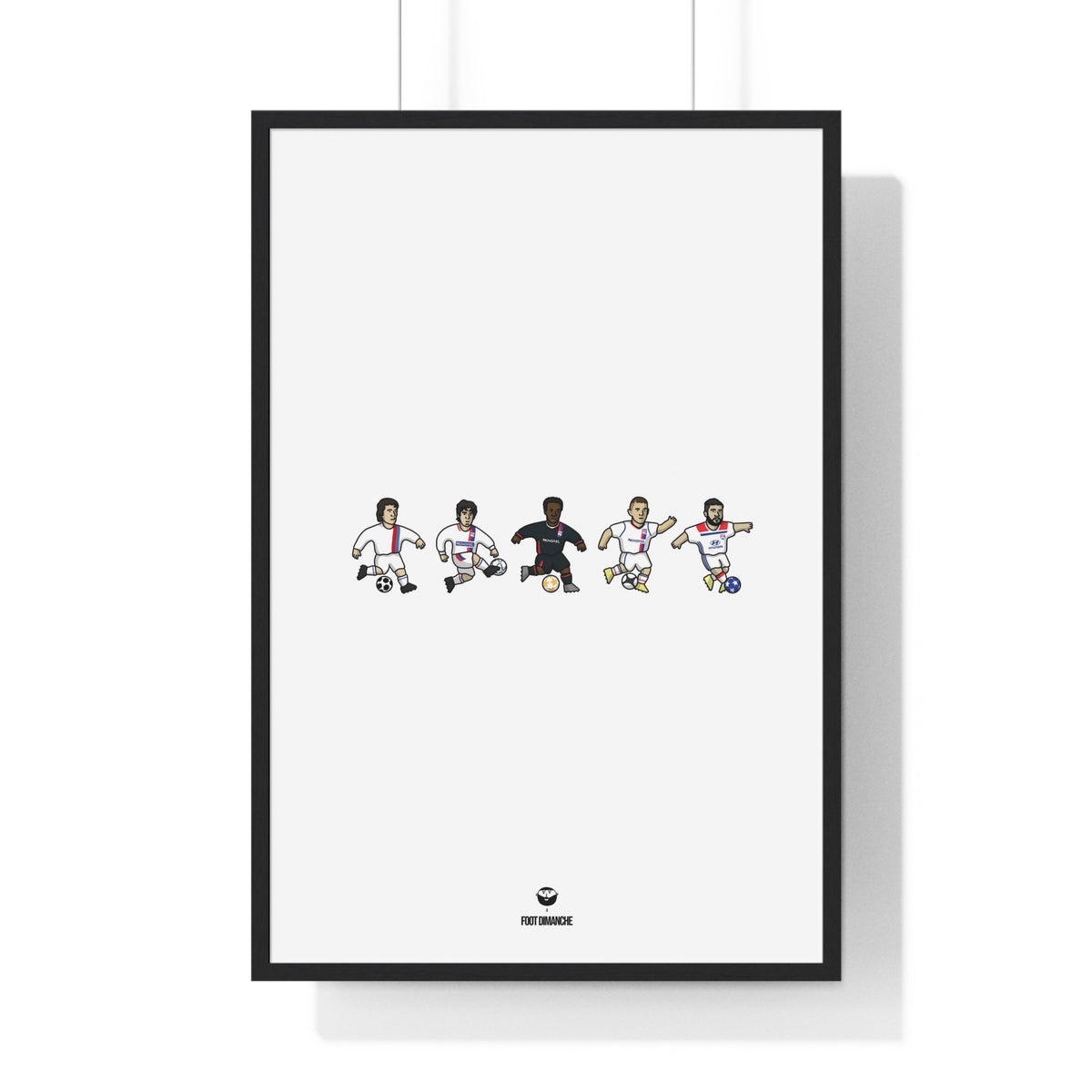 Poster Lyon - Foot Dimanche x Clément Striano