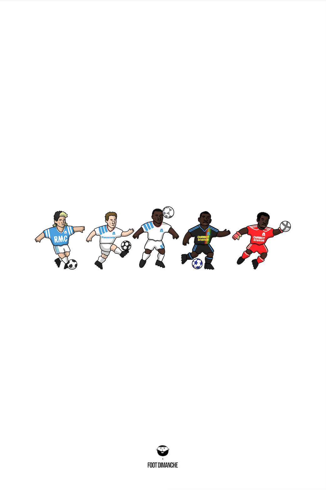 Poster Marseille - Foot Dimanche x Clément Striano