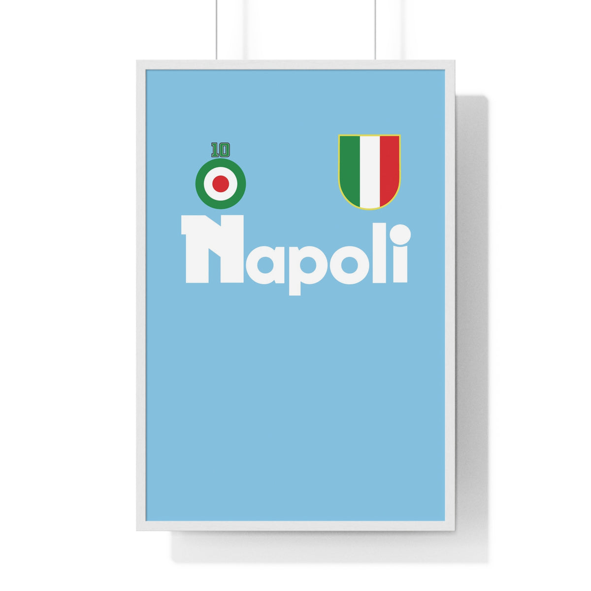 Poster Napoli Retro -  Foot Dimanche