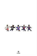 Poster Paris - Foot Dimanche x Clément Striano