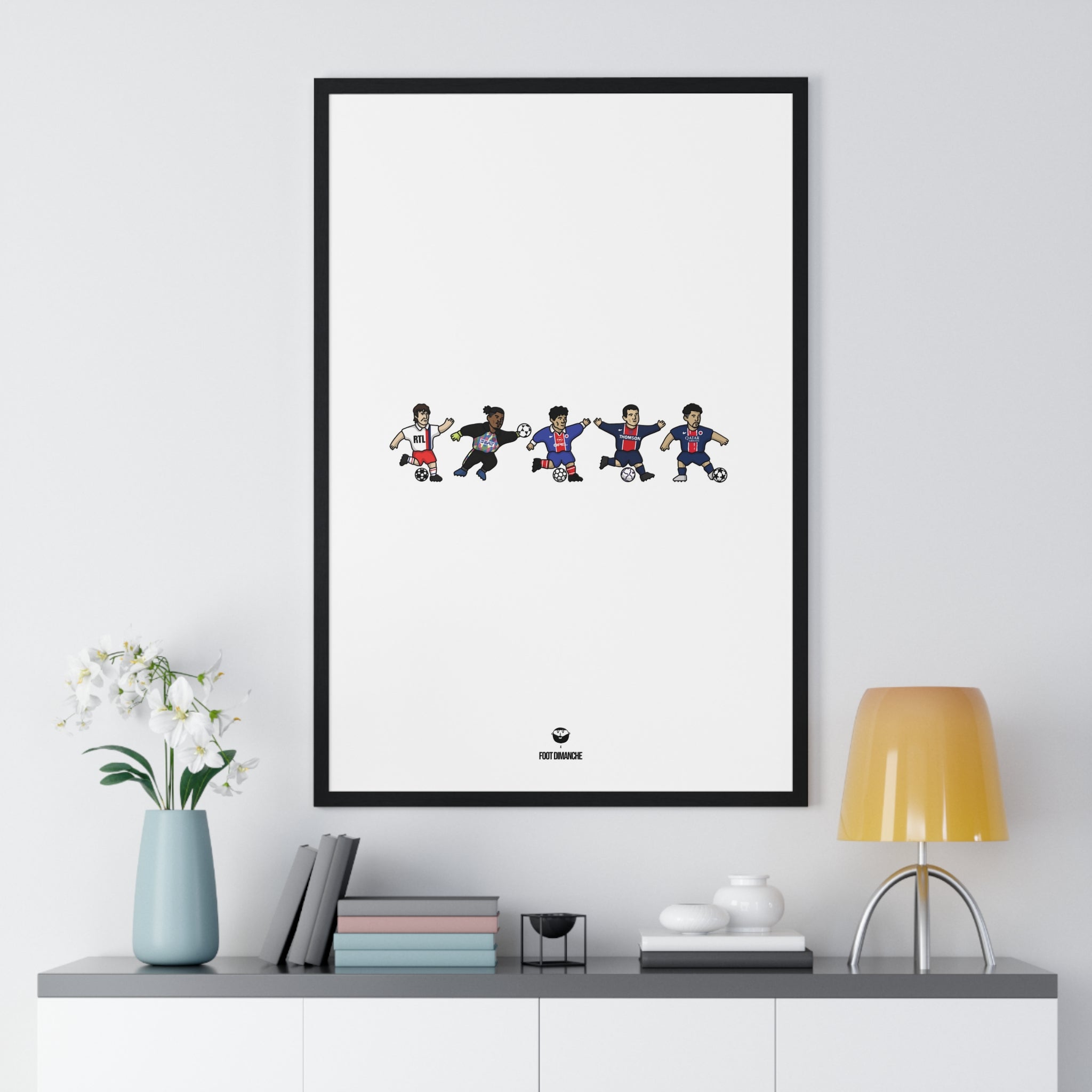 Poster Paris - Foot Dimanche x Clément Striano
