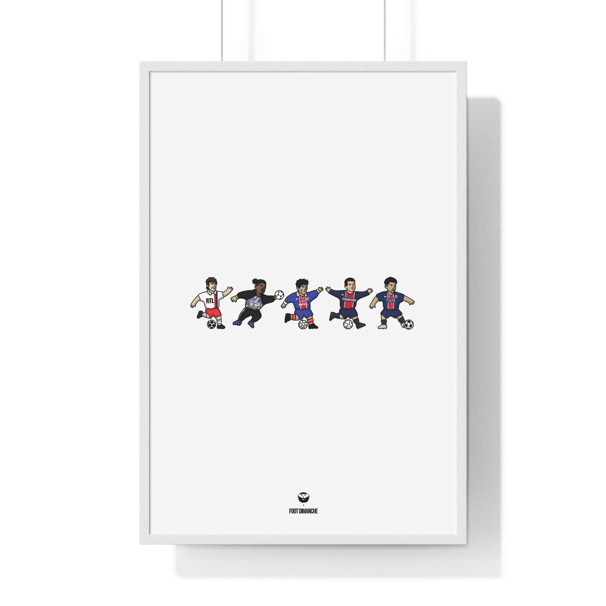 Poster Paris - Foot Dimanche x Clément Striano
