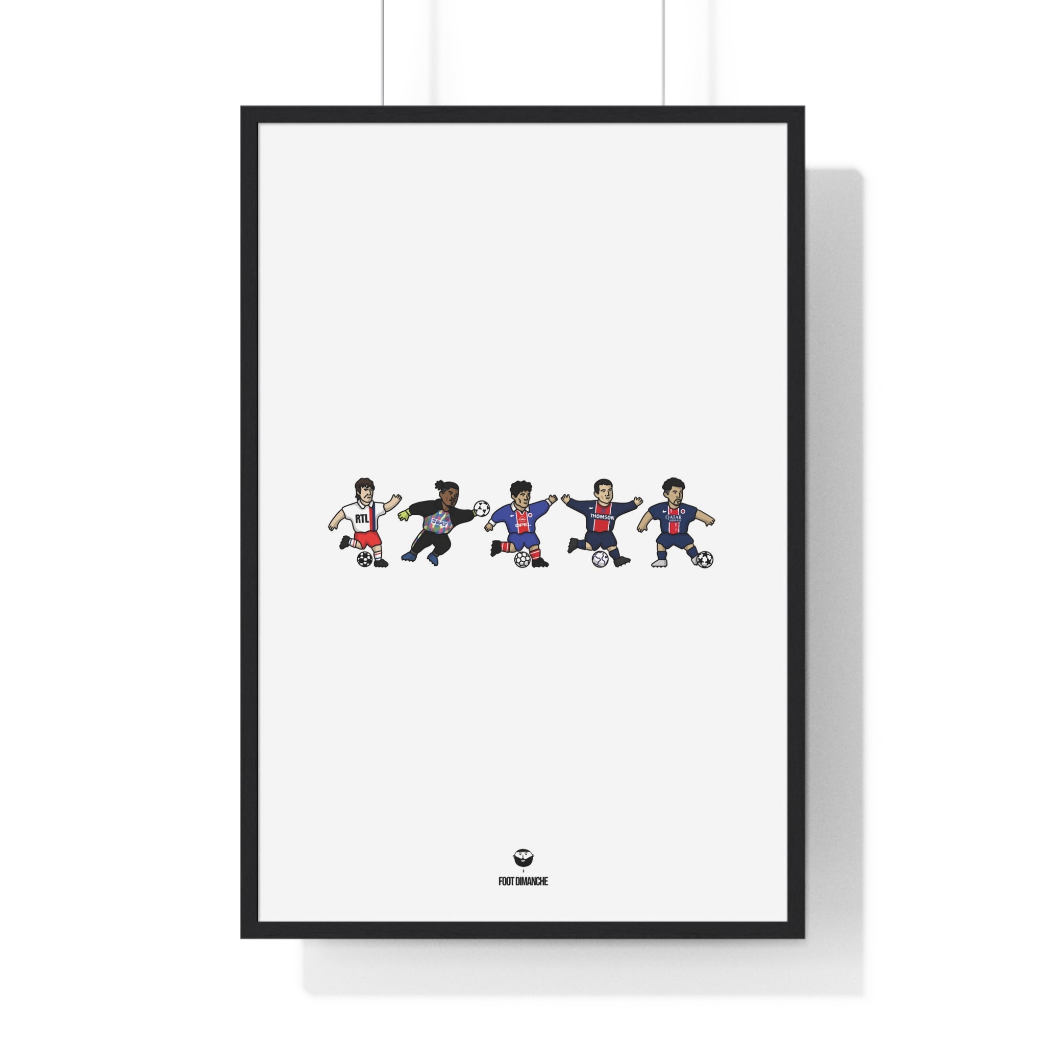 Poster Paris - Foot Dimanche x Clément Striano