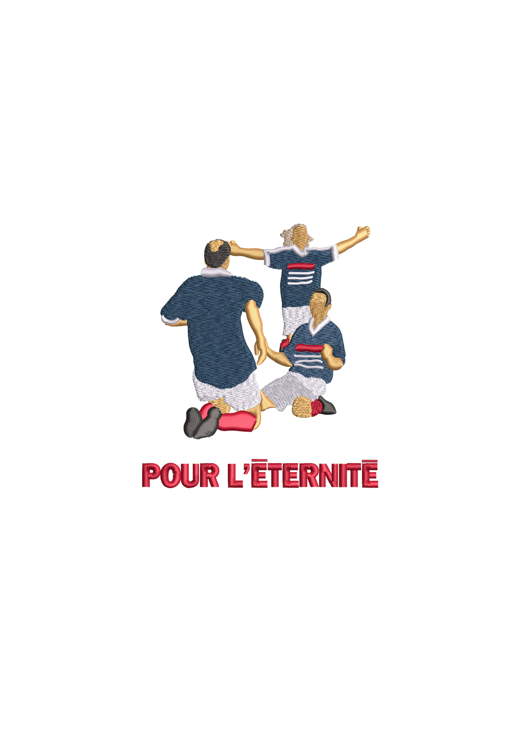 Tee Shirt Pour l'éternité brodé - L'Equipe x Foot Dimanche
