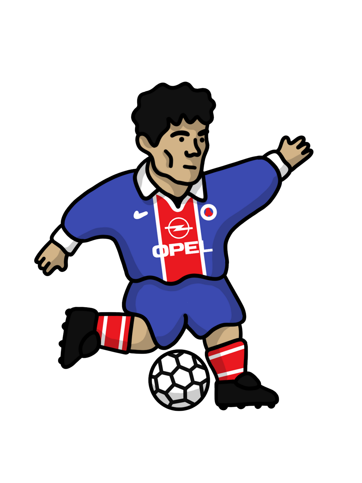 Pack 5 Chaussettes Paris - Foot Dimanche x Clément Striano