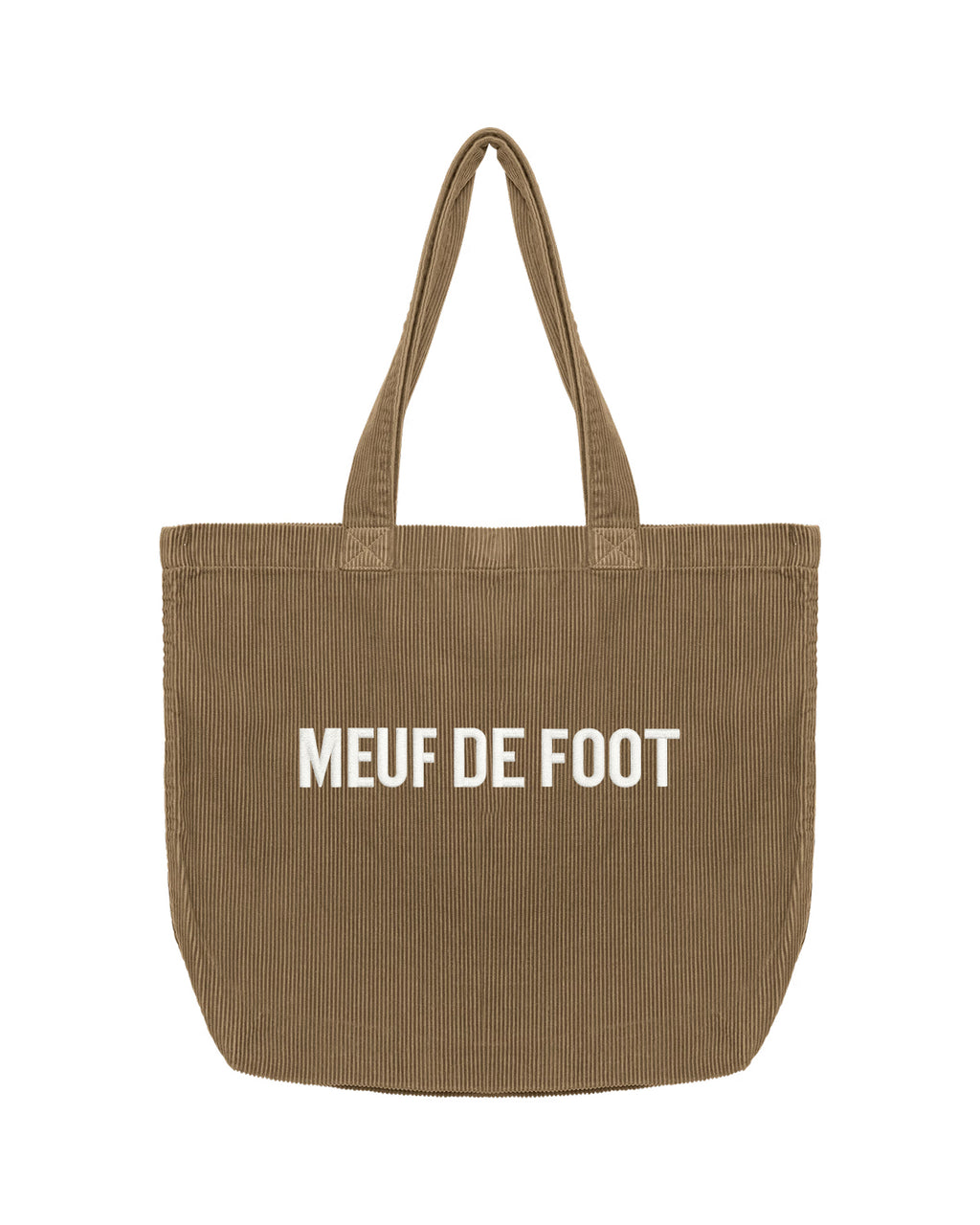 Sac velours côtelé MEUF DE FOOT