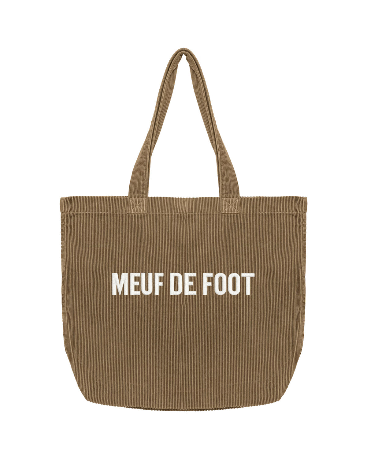 Sac velours côtelé MEUF DE FOOT