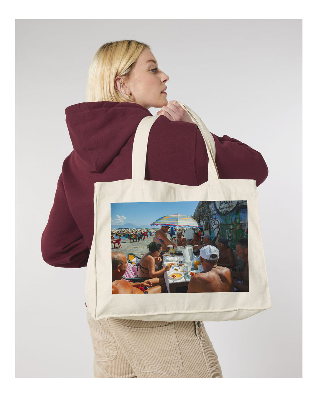 Shopping Bag We Come From Napoli - Foot Dimanche Napoli