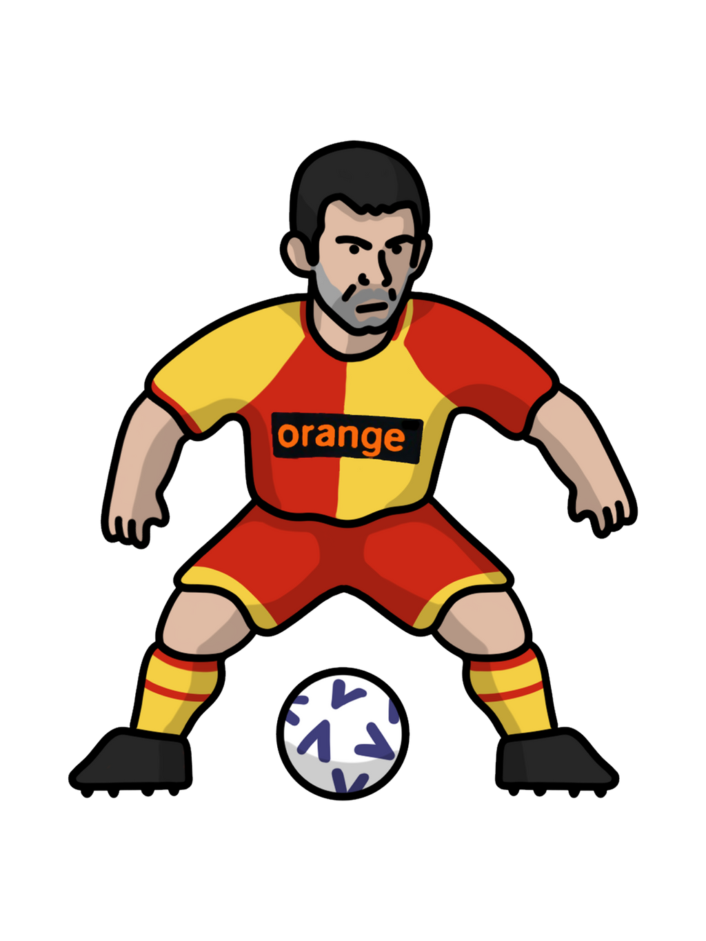 Chaussettes Sikora  - Foot Dimanche x Clément Striano