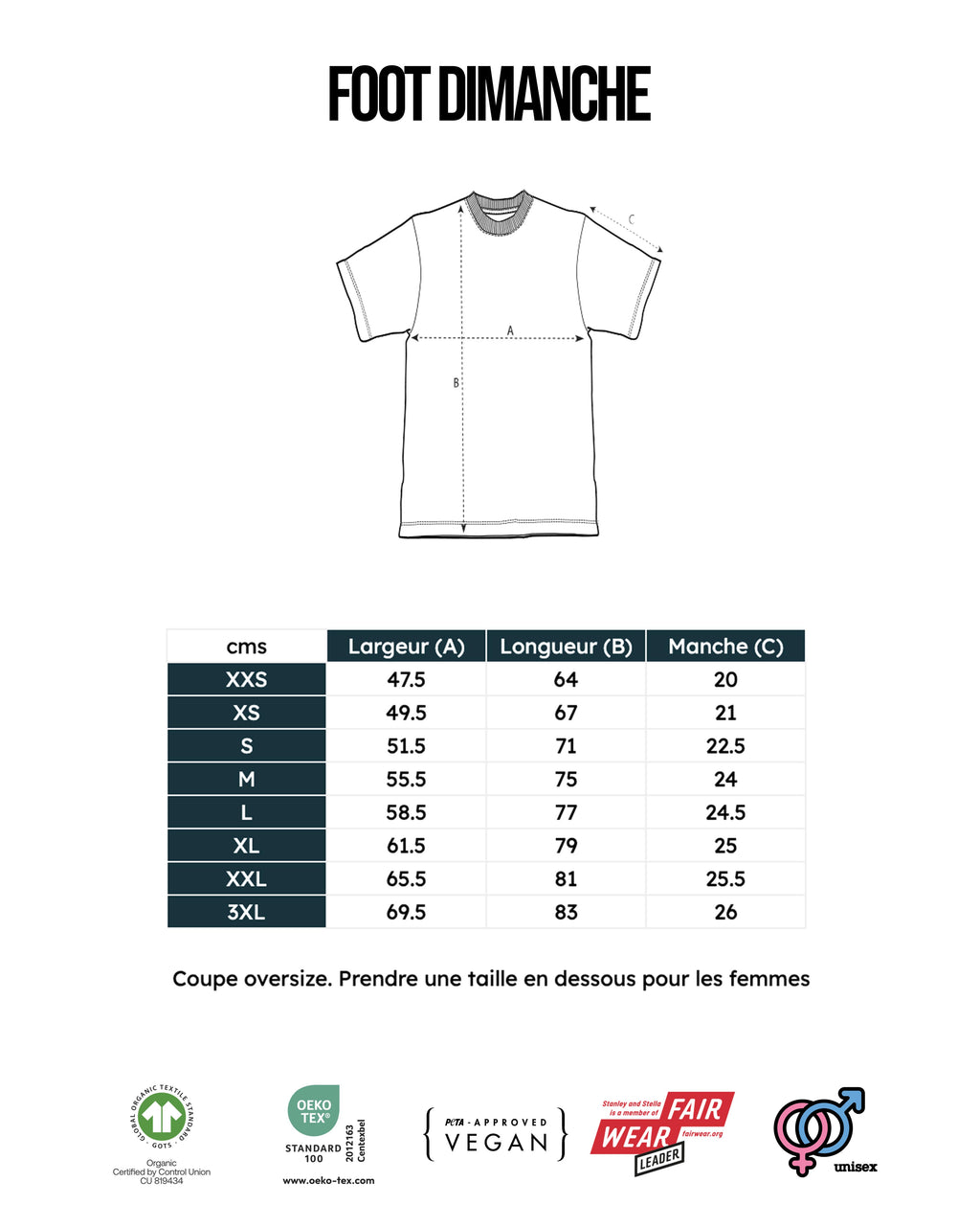 Tee Shirt Immortels - L'Equipe x Foot Dimanche
