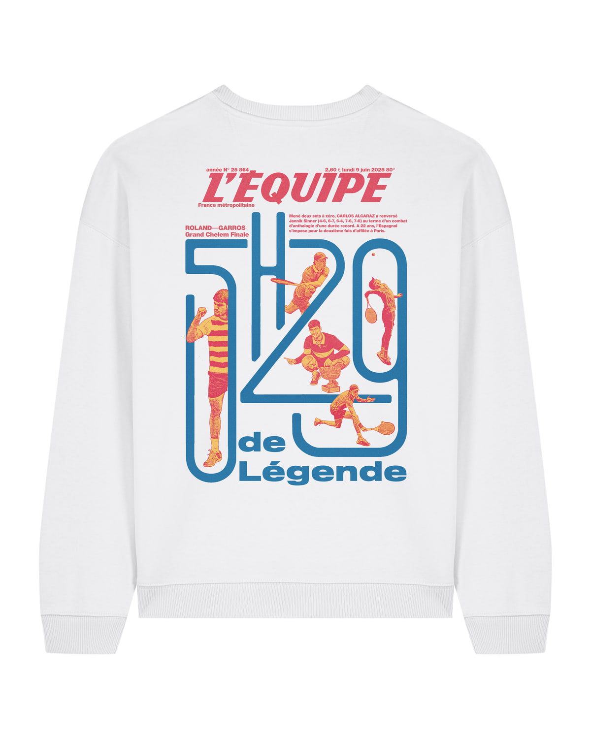 Sweat 5h29 de légende - L'Equipe x Foot Dimanche