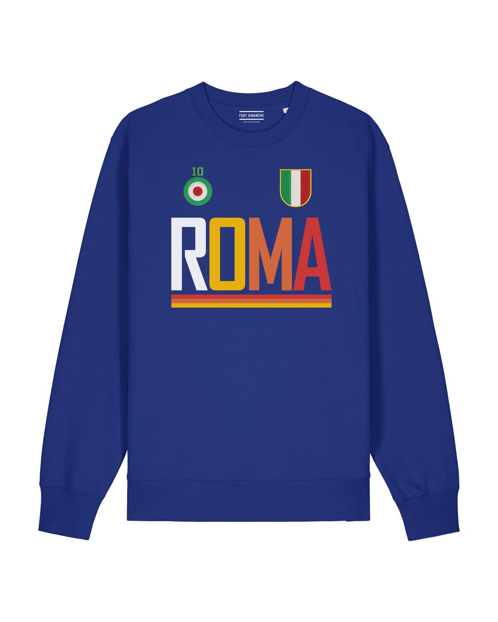 Sweat Officiel AS Roma - Collection Exclusive First Chapters - Streetwear Moderne Pour Supporter - Parfait Stade Ou Quotidien - 8