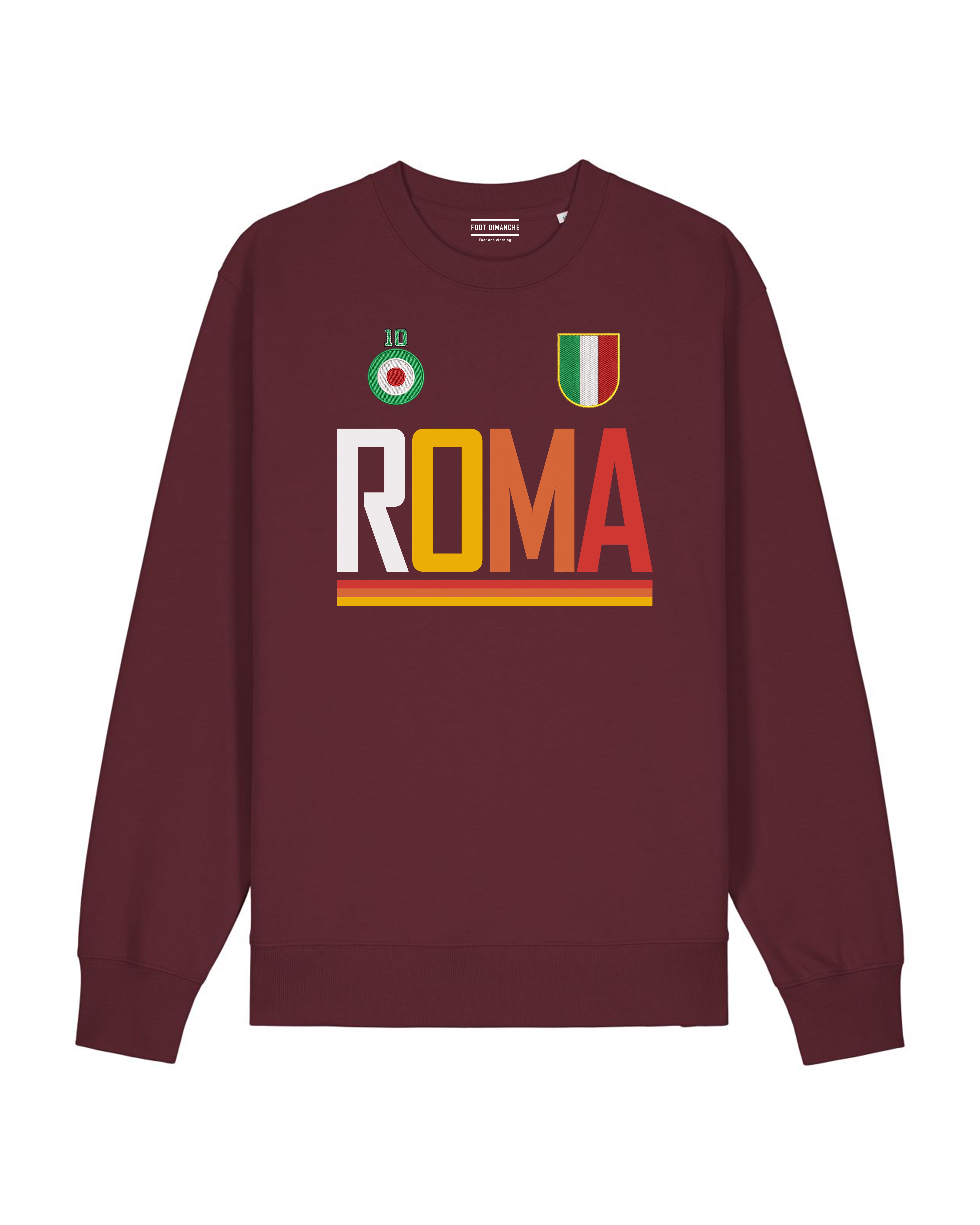 AS Roma Sweatshirt T-Shirt - Foot Sunday – Foot Dimanche AS Roma Sweatshirt T-Shirt - Foot Sunday – Foot Dimanche