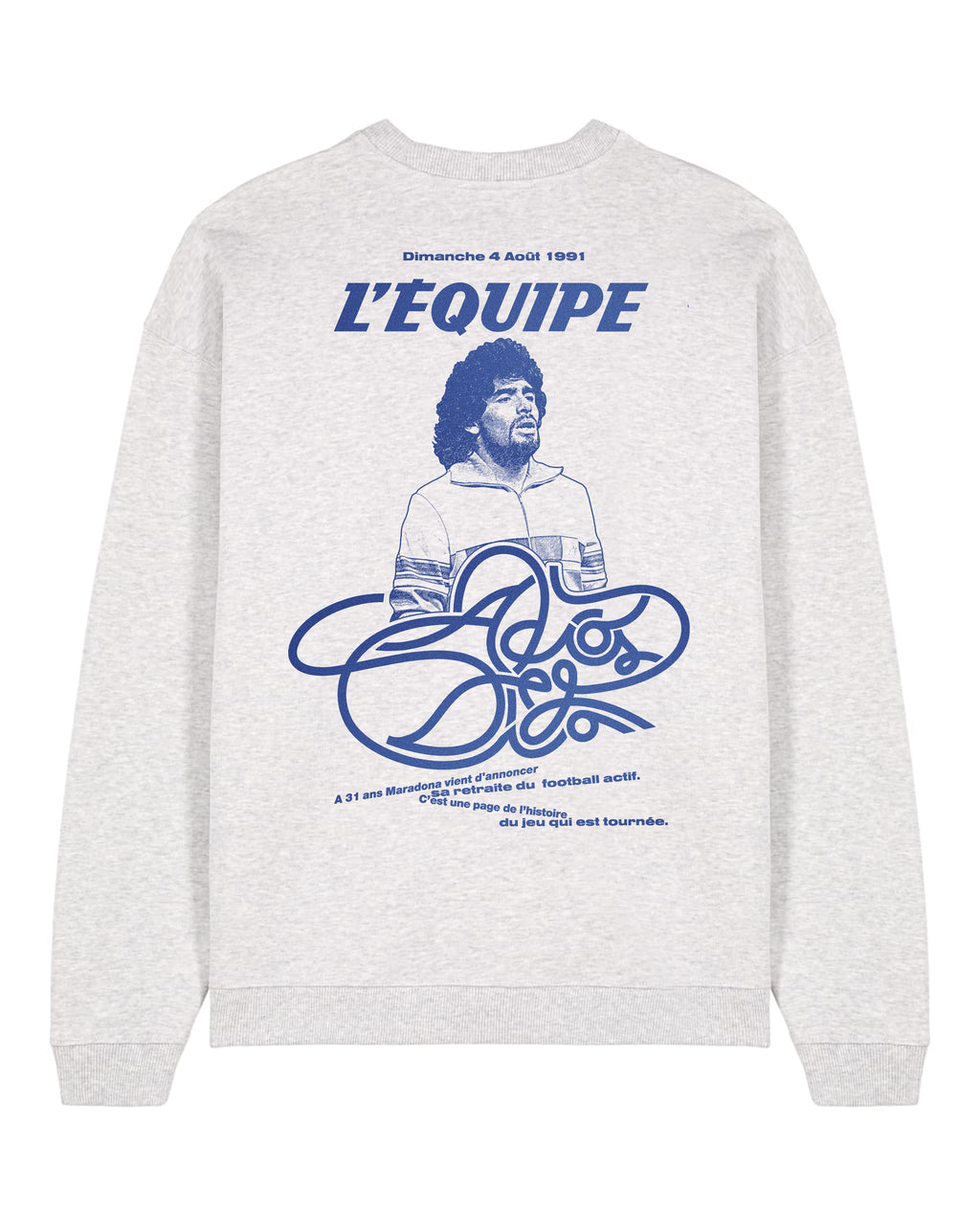 Sweat Adios Diego - L'Equipe x Foot Dimanche