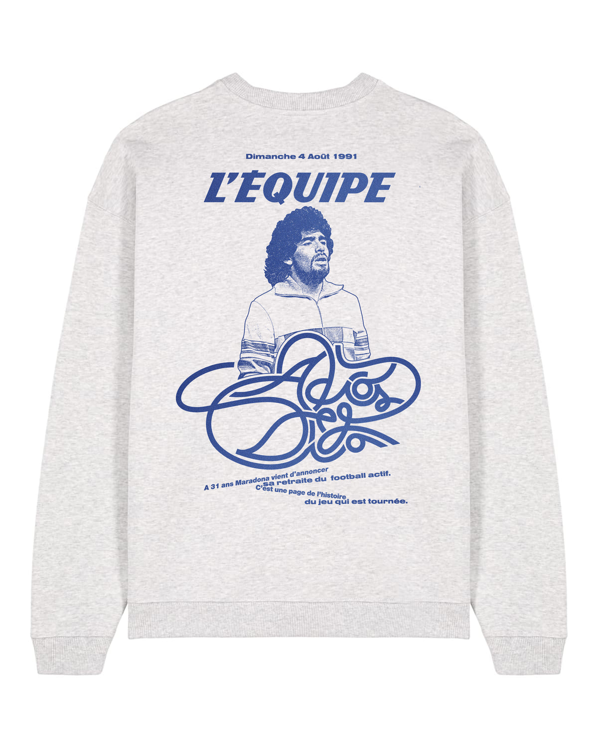 Sweat Adios Diego - L'Equipe x Foot Dimanche