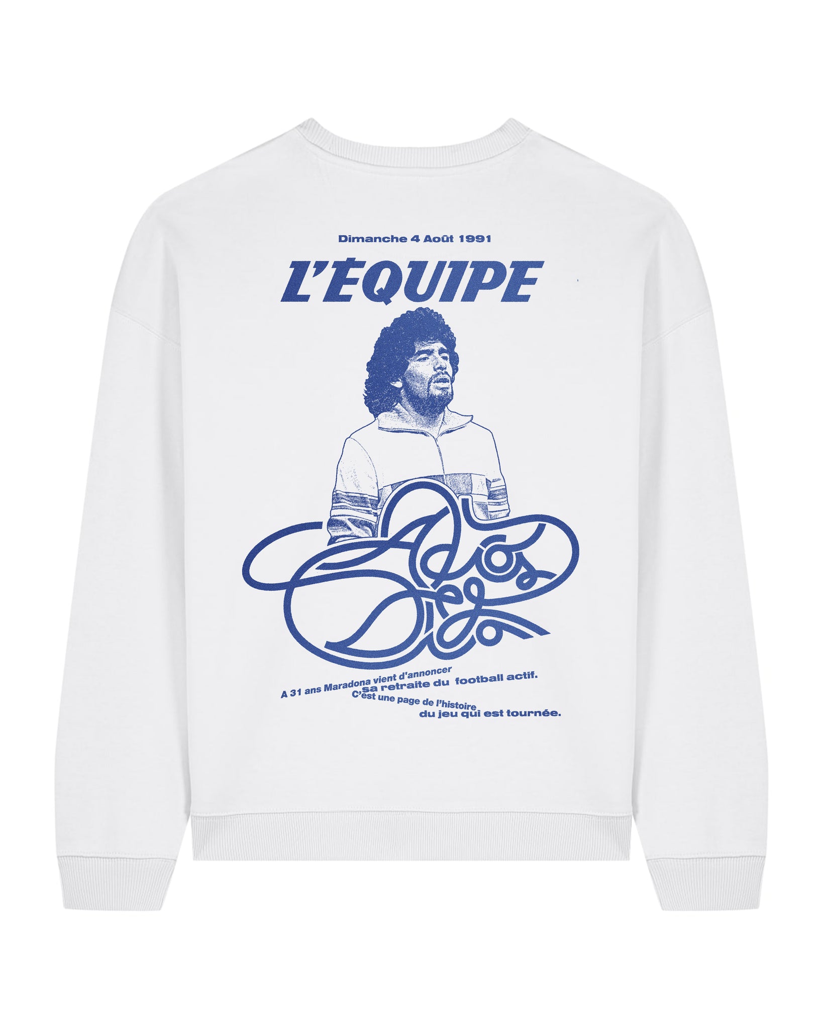 Sweat Adios Diego - L'Equipe x Foot Dimanche