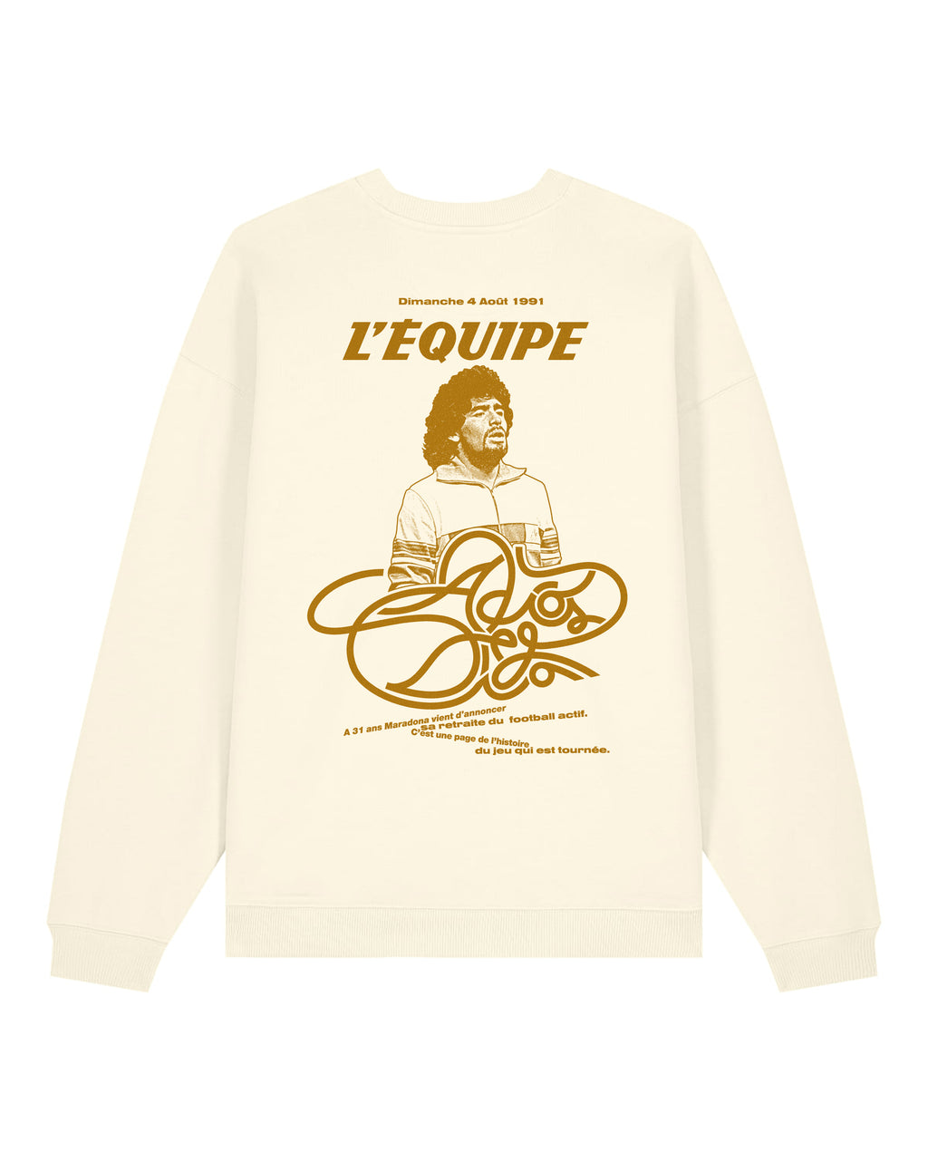 Sweat Adios Diego - L'Equipe x Foot Dimanche