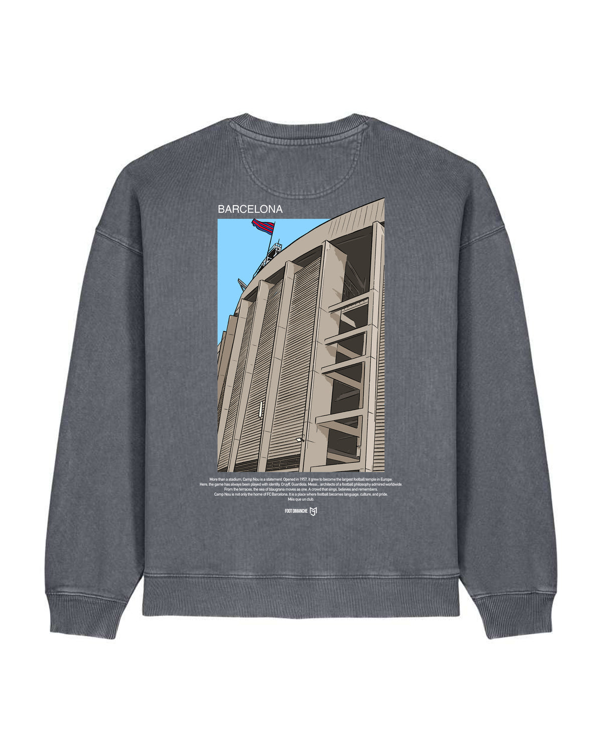 Sweat Barcelona - Foot Dimanche x Mark Johnson