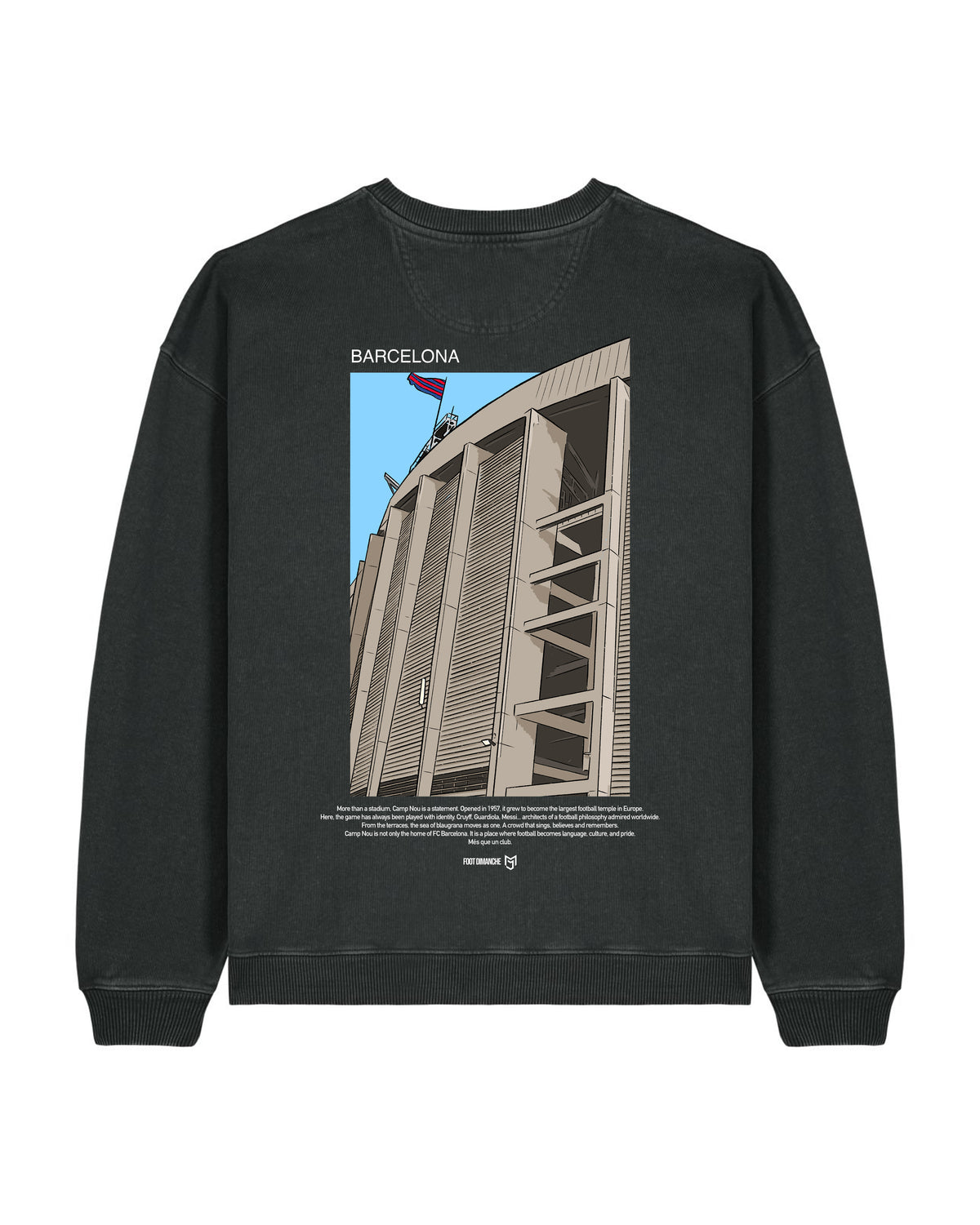 Sweat Barcelona - Foot Dimanche x Mark Johnson