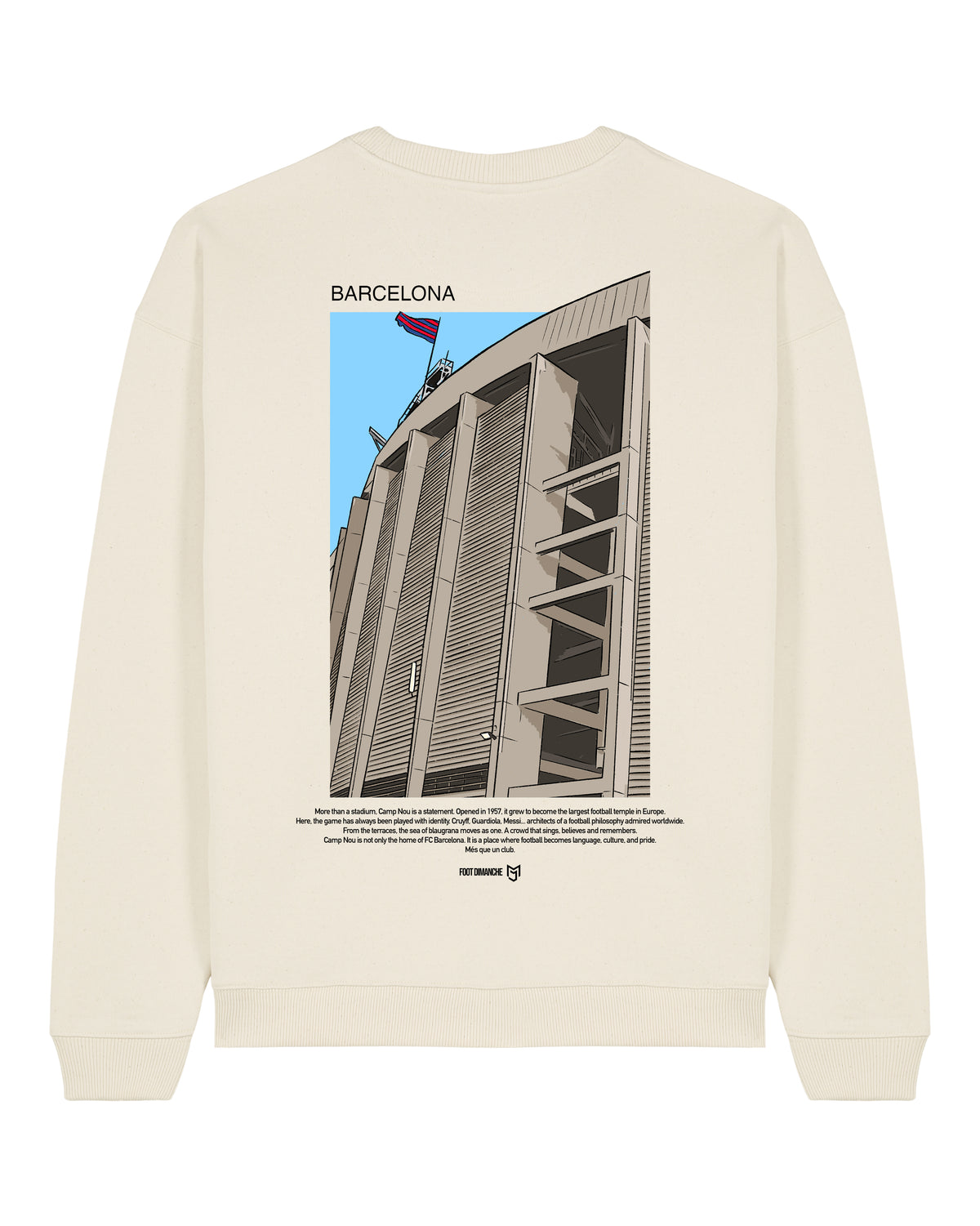 Sweat Barcelona - Foot Dimanche x Mark Johnson