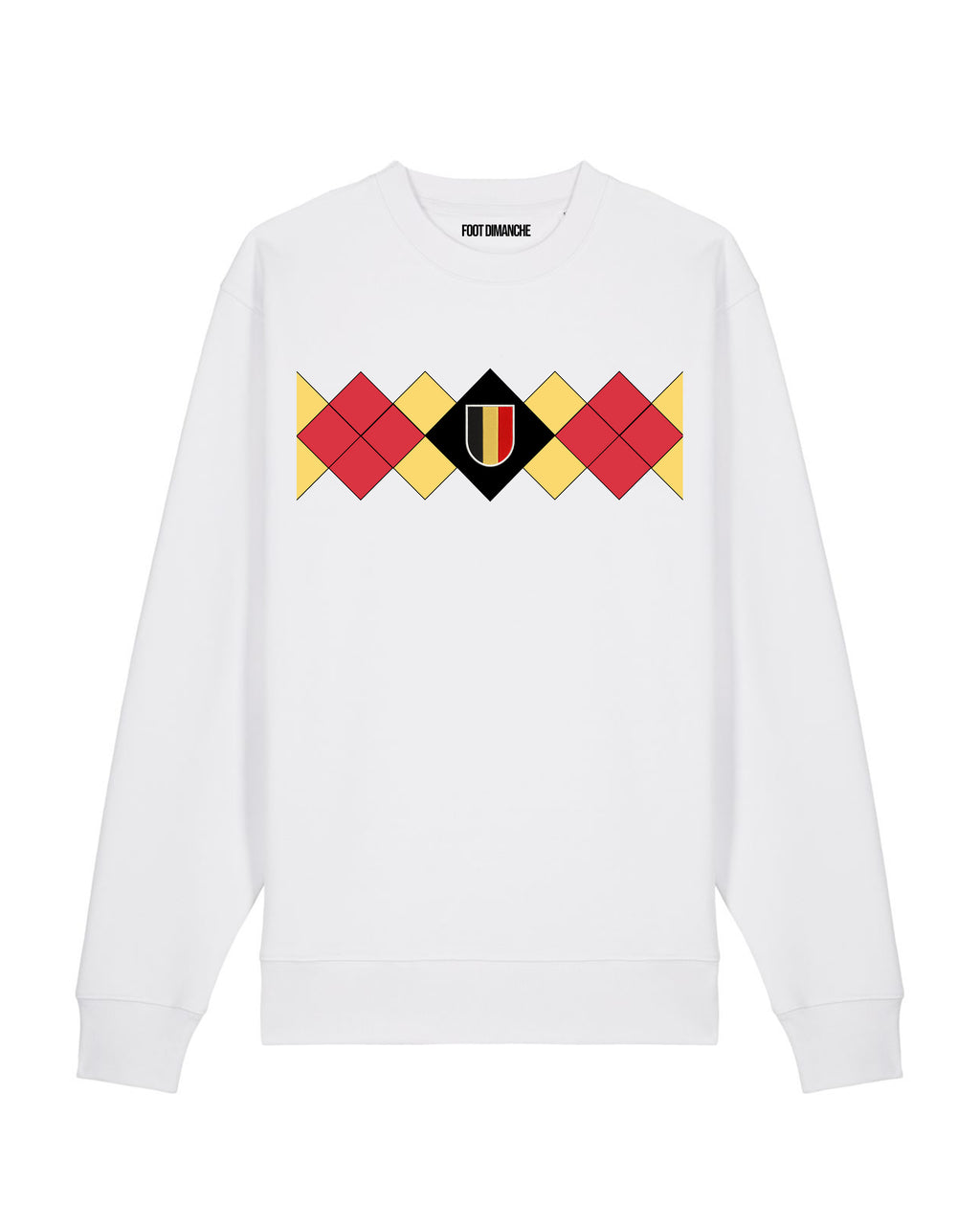 Sweat Belgique rétro 84 - Foot Dimanche