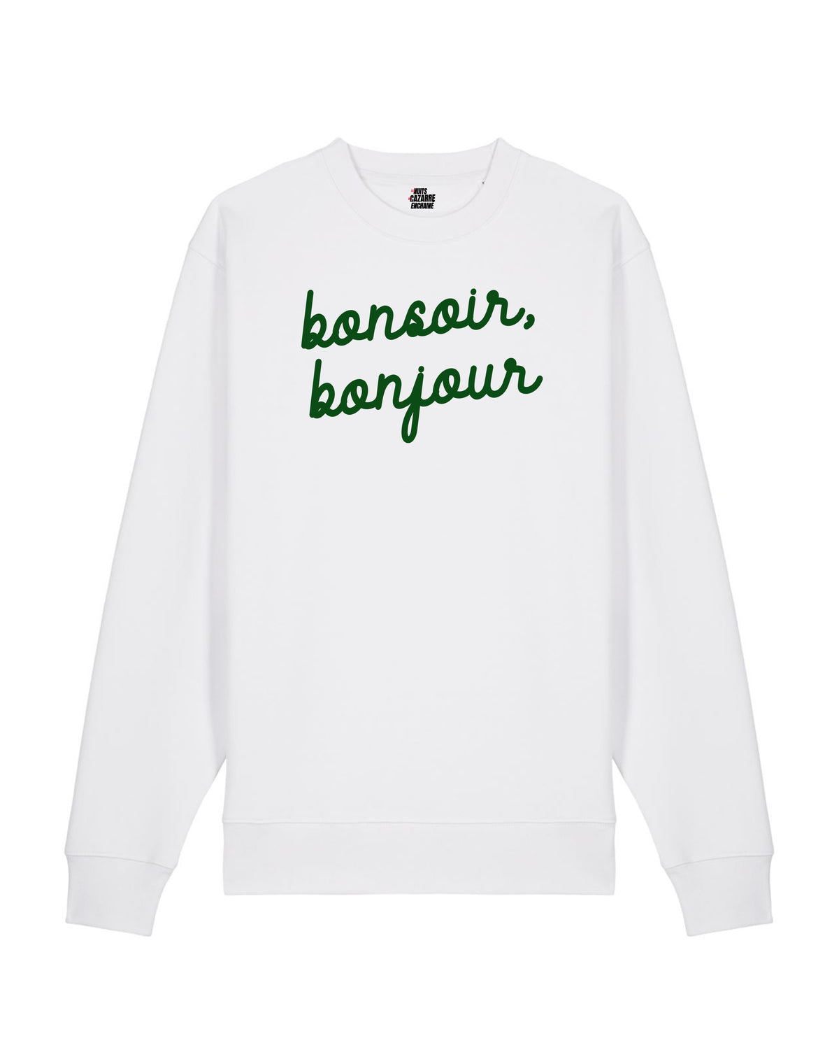 Sweat Bonsoir, Bonjour - Cazarre x Foot Dimanche