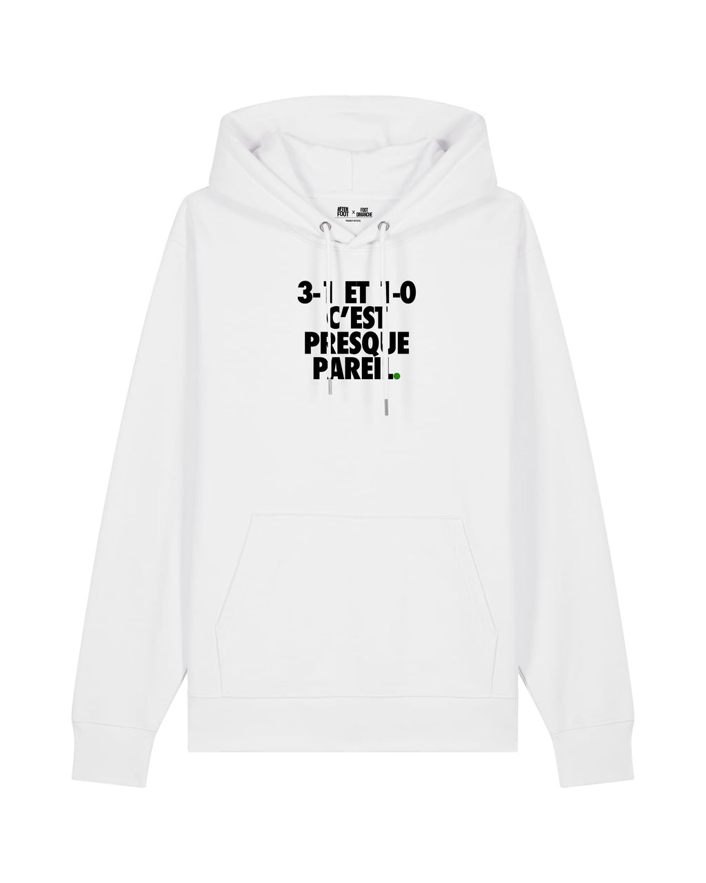 Sweat Capuche 3-1 et 1-0 c'est Presque Pareil - After Foot x Foot Dimanche