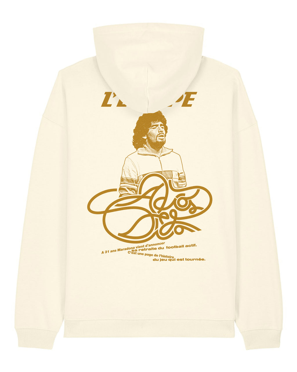 Sweat Capuche Adios Diego - L'Equipe x Foot Dimanche