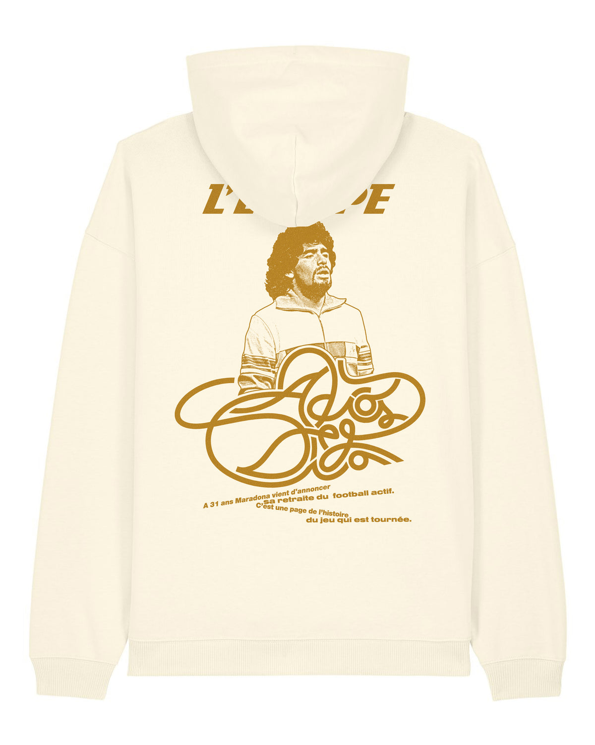 Sweat Capuche Adios Diego - L'Equipe x Foot Dimanche