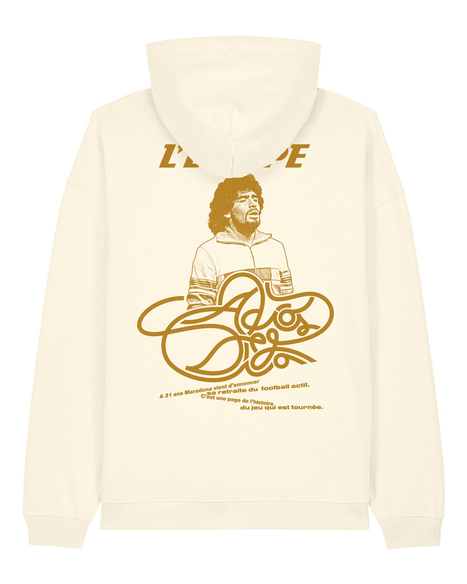 Sweat Capuche Adios Diego - L'Equipe x Foot Dimanche