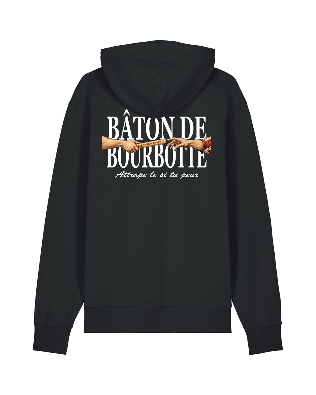 Sweat Capuche Attrape-le - Batôn de Bourbotte