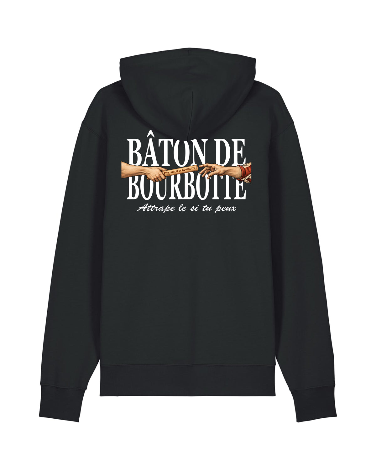 Sweat Capuche Attrape-le - Batôn de Bourbotte