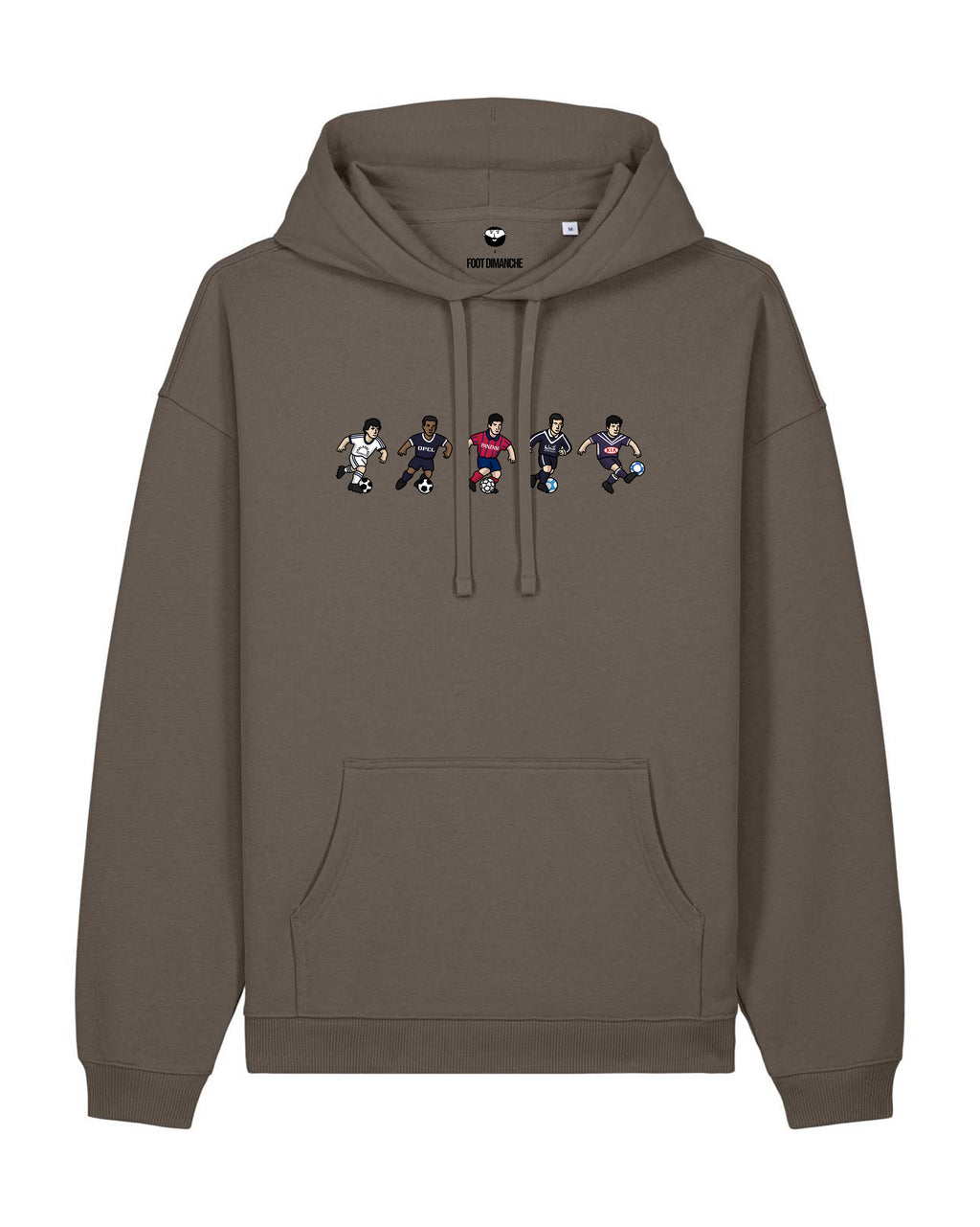 Sweat Capuche Bordeaux - Foot Dimanche x Clément Striano