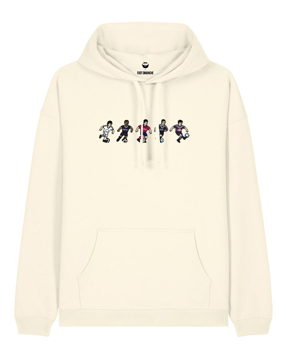 Sweat Capuche Bordeaux - Foot Dimanche x Clément Striano