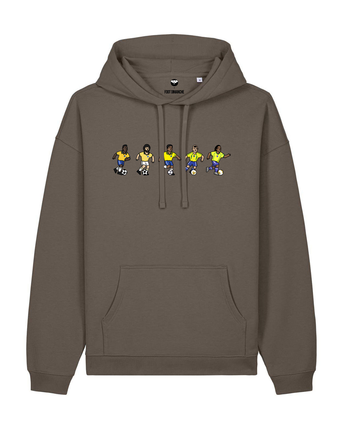 Sweat Capuche Brésil - Foot Dimanche x Clément Striano