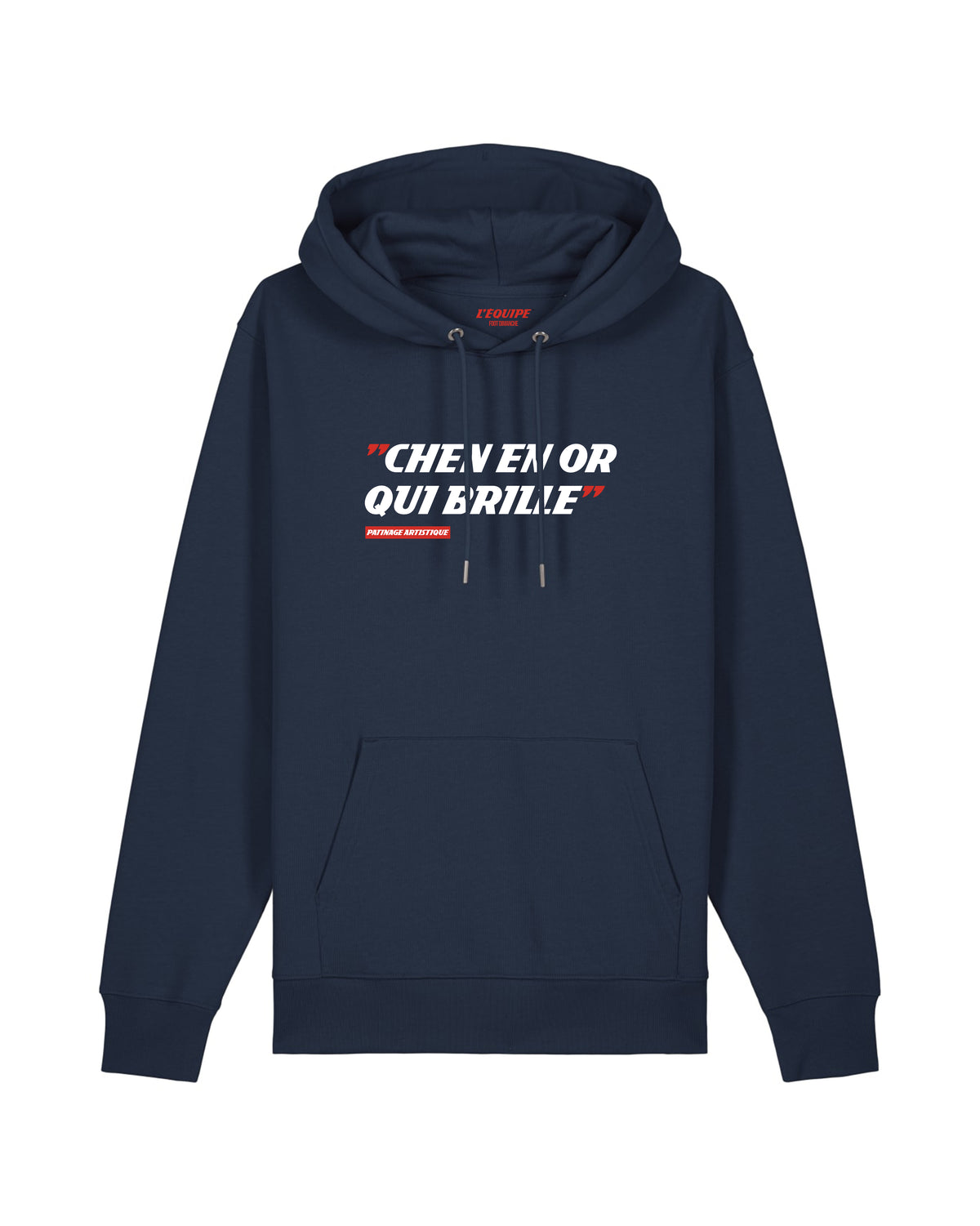Sweat Capuche Chen en or qui brille - L'Equipe x Foot Dimanche