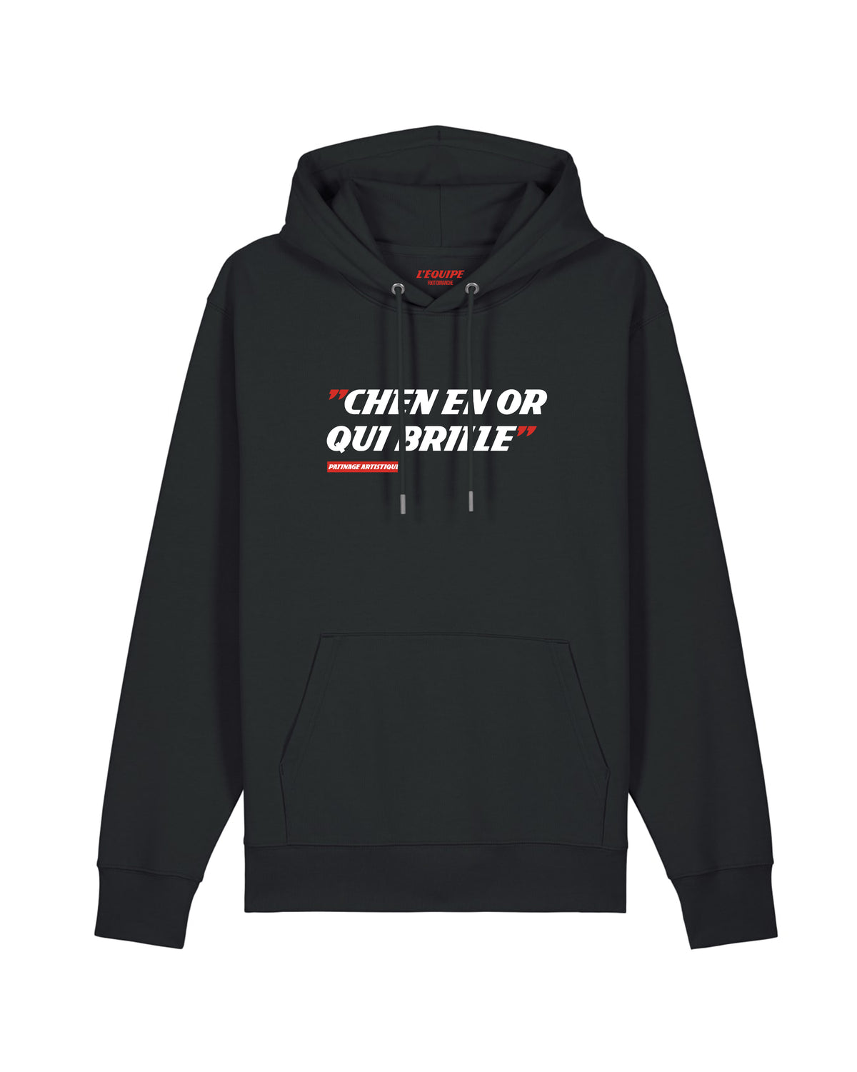 Sweat Capuche Chen en or qui brille - L'Equipe x Foot Dimanche
