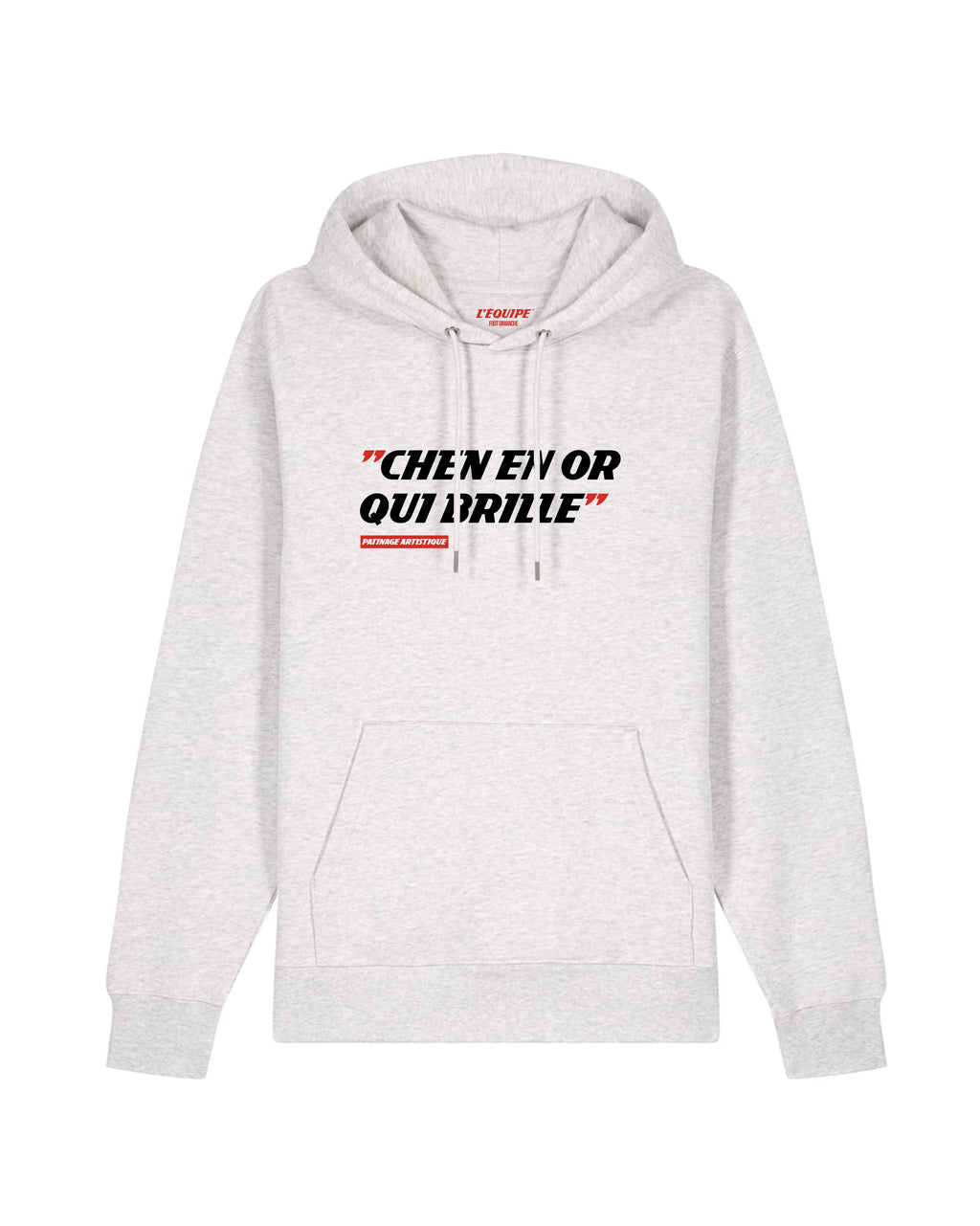 Sweat Capuche Chen en or qui brille - L'Equipe x Foot Dimanche