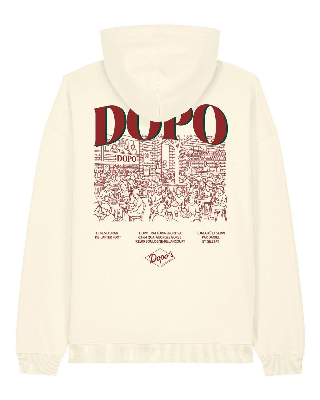 Sweat Capuche Dopo Restaurant - Dopo x Foot Dimanche