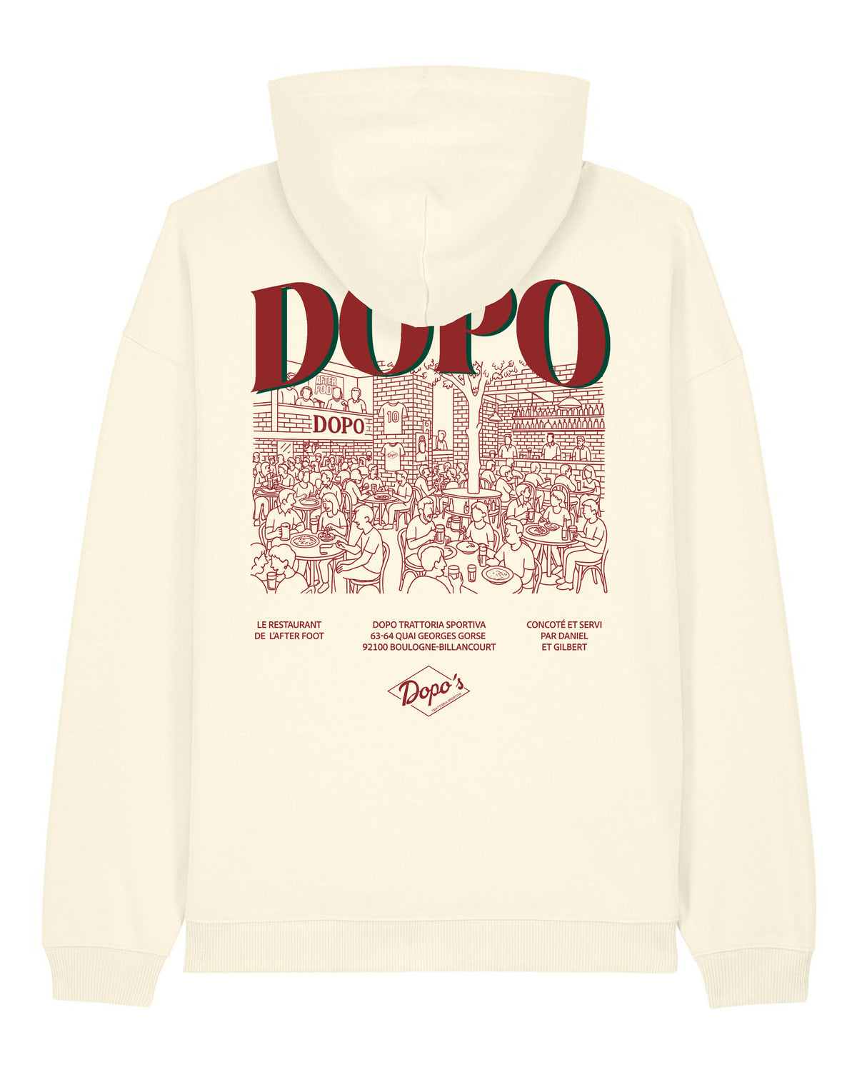 Sweat Capuche Dopo Restaurant - Dopo x Foot Dimanche