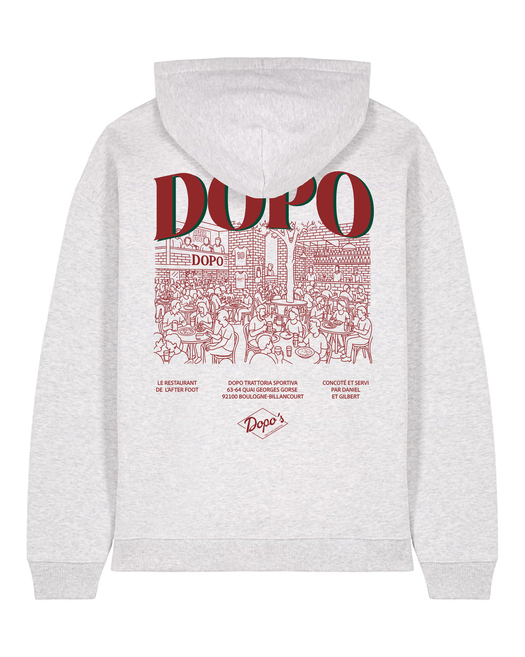Sweat Capuche Dopo Restaurant - Dopo x Foot Dimanche