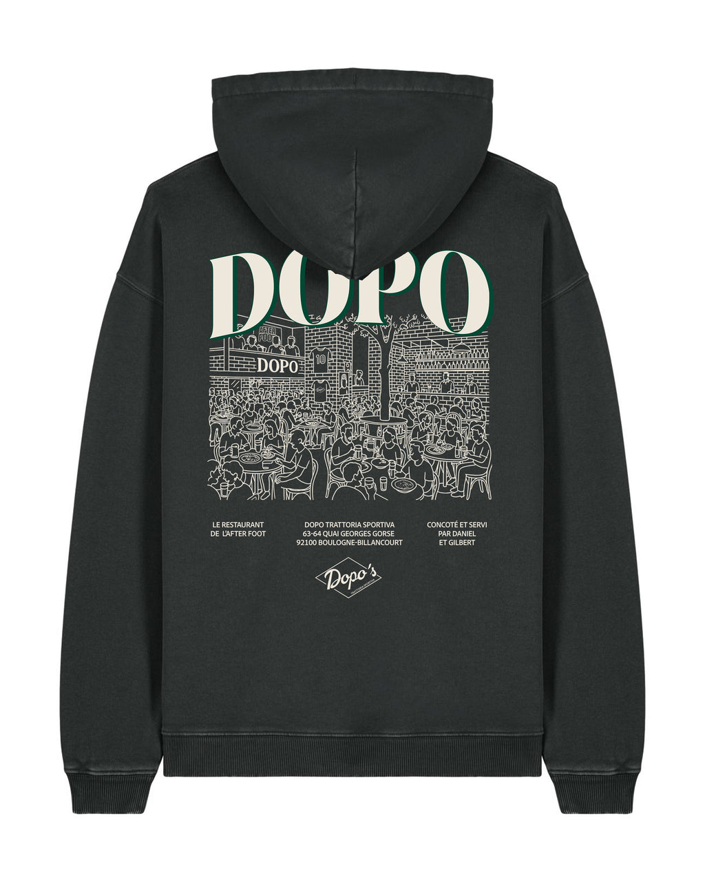 Sweat Capuche Dopo Restaurant - Dopo x Foot Dimanche